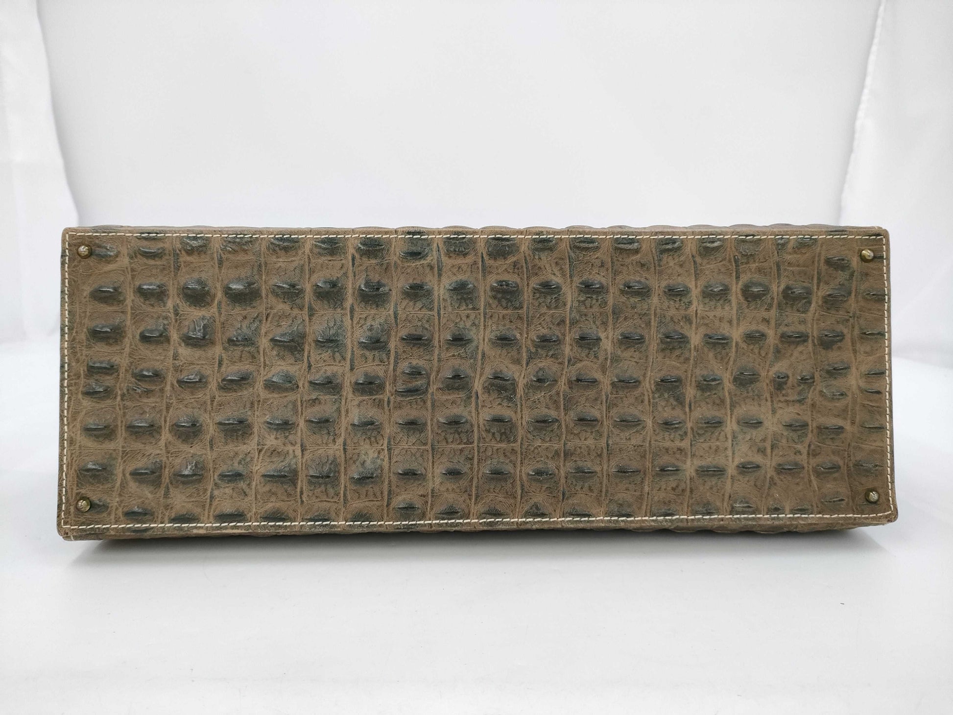 FENDI Crocodile Handbag 2WAY Shoulder Bag