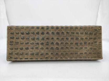 FENDI Crocodile Handbag 2WAY Shoulder Bag