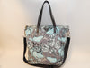 PRADA 2-way Triangle Plate Nylon Floral Print Hand Shoulder Tote Bag