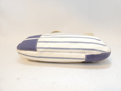 COACH Signature Mixed Material Shoulder Bag