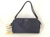 PRADA B11095 Nylon Semi-Shoulder Bag, Handbag, Tote Bag, Nylon Triangle Plate, Navy Blue
