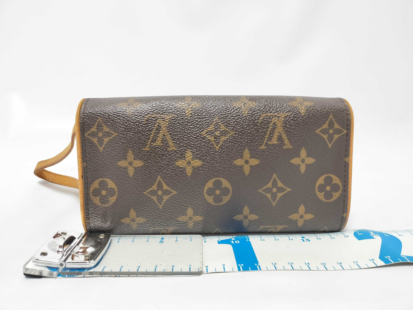 LOUIS VUITTON Monogram Louis Vuitton M51854 Pochette Twin PM CA0030 Monogram Shoulder Bag