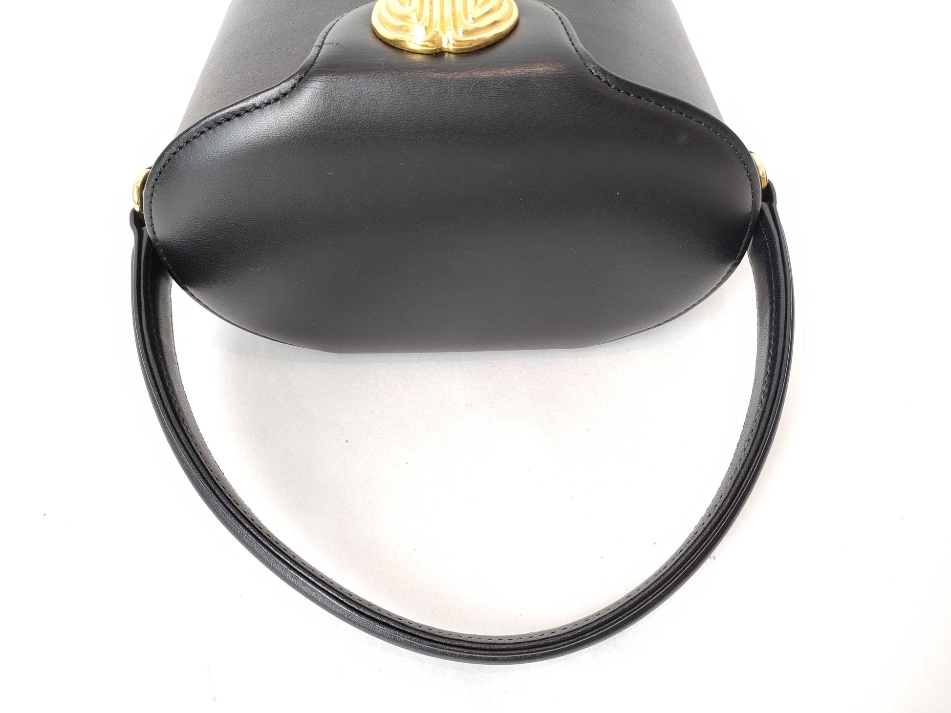 GIVENCHY Top Handle Handbag in Black Leather