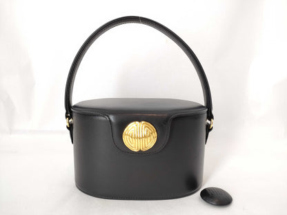 GIVENCHY Top Handle Handbag in Black Leather