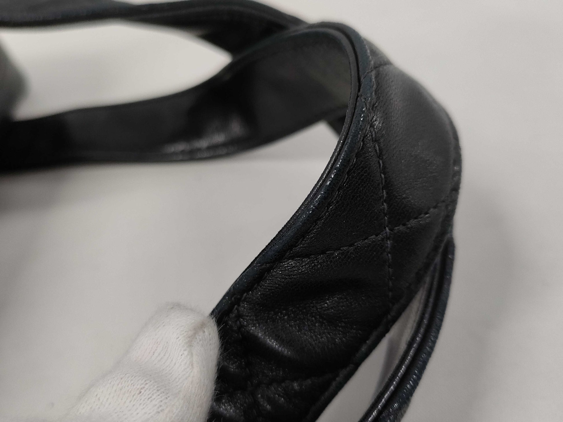 CHANEL Matelasse Handbag, Lambskin, Coco Mark, GD Hardware, 4826784, Black