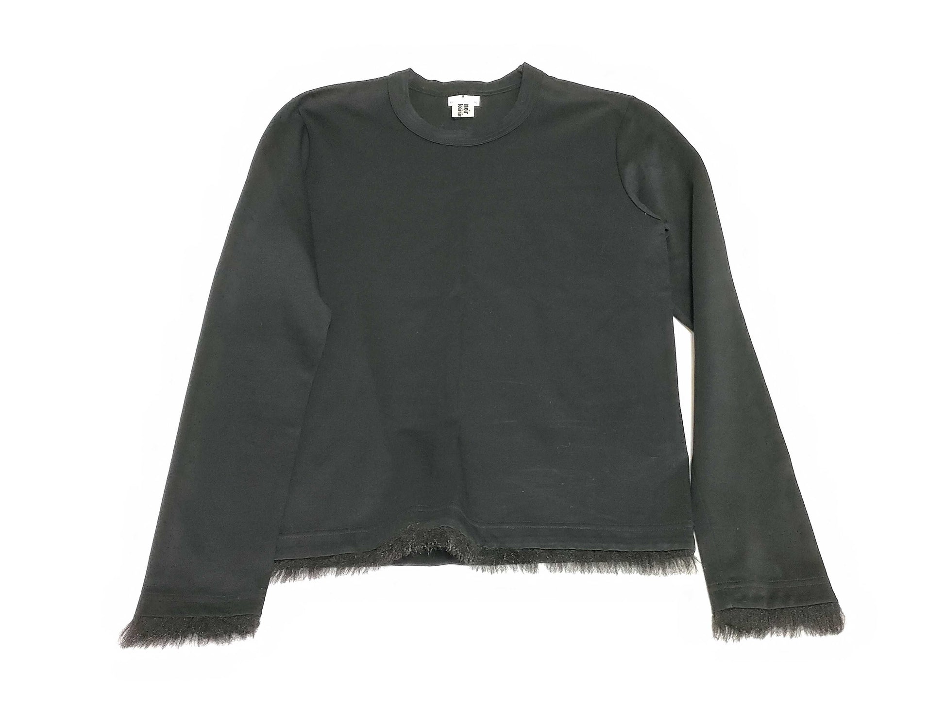 COMME des GARÇONS noir kei ninomiya COMME des GARÇONS Noir Kei Ninomiya Comme des Garçons Cut and Sewn Top with Fringe AD2019