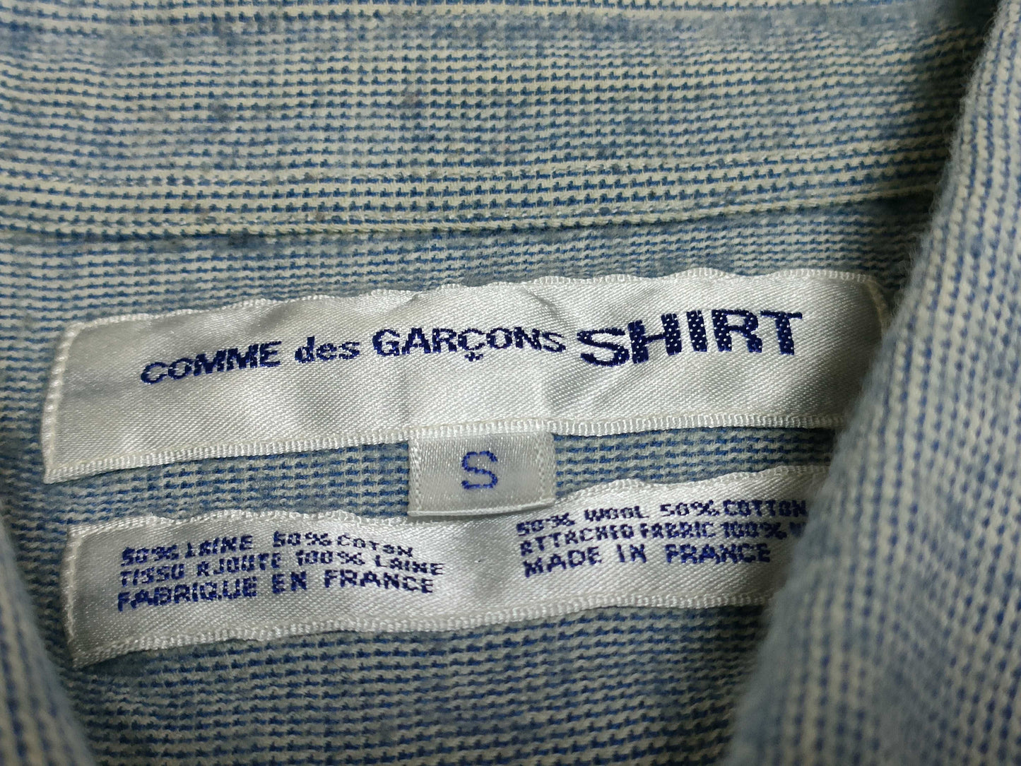COMME des GARCONS SHIRT 90s-00s Comme des Garçons Shirt Patchwork Shirt