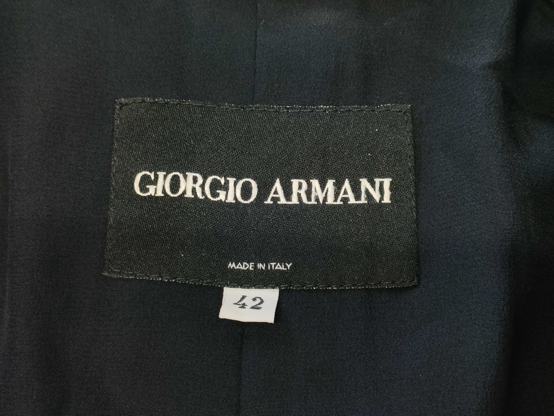 GIORGIO ARMANI Giorgio Armani 42 Suit Set Striped Wool Navy Other Apparel
