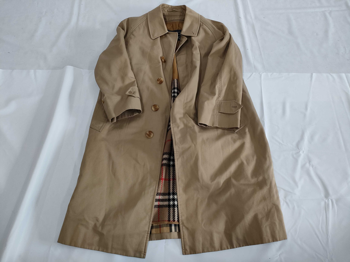 Burberry Nova Check Liner Wool Trench Coat, Men's, Size 165cm, BURBERRYS C-TK83 Coat
