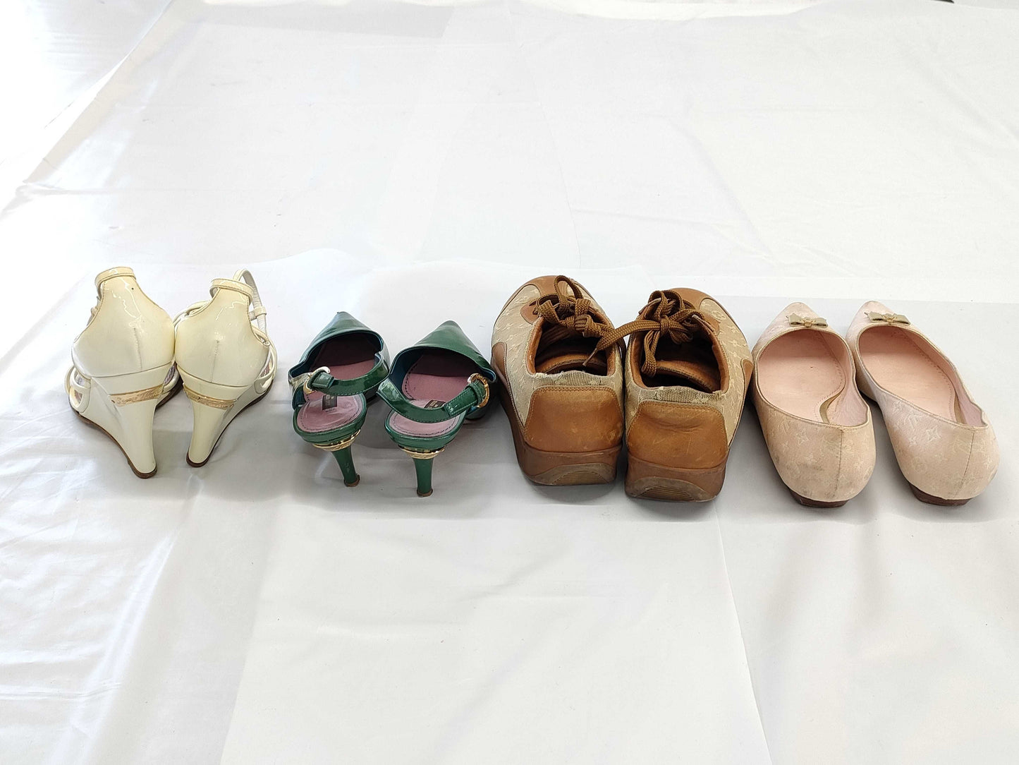 LOUIS VUITTON Louis Vuitton Monogram and other shoes 4-piece set LOUIS VUITTON and other shoes