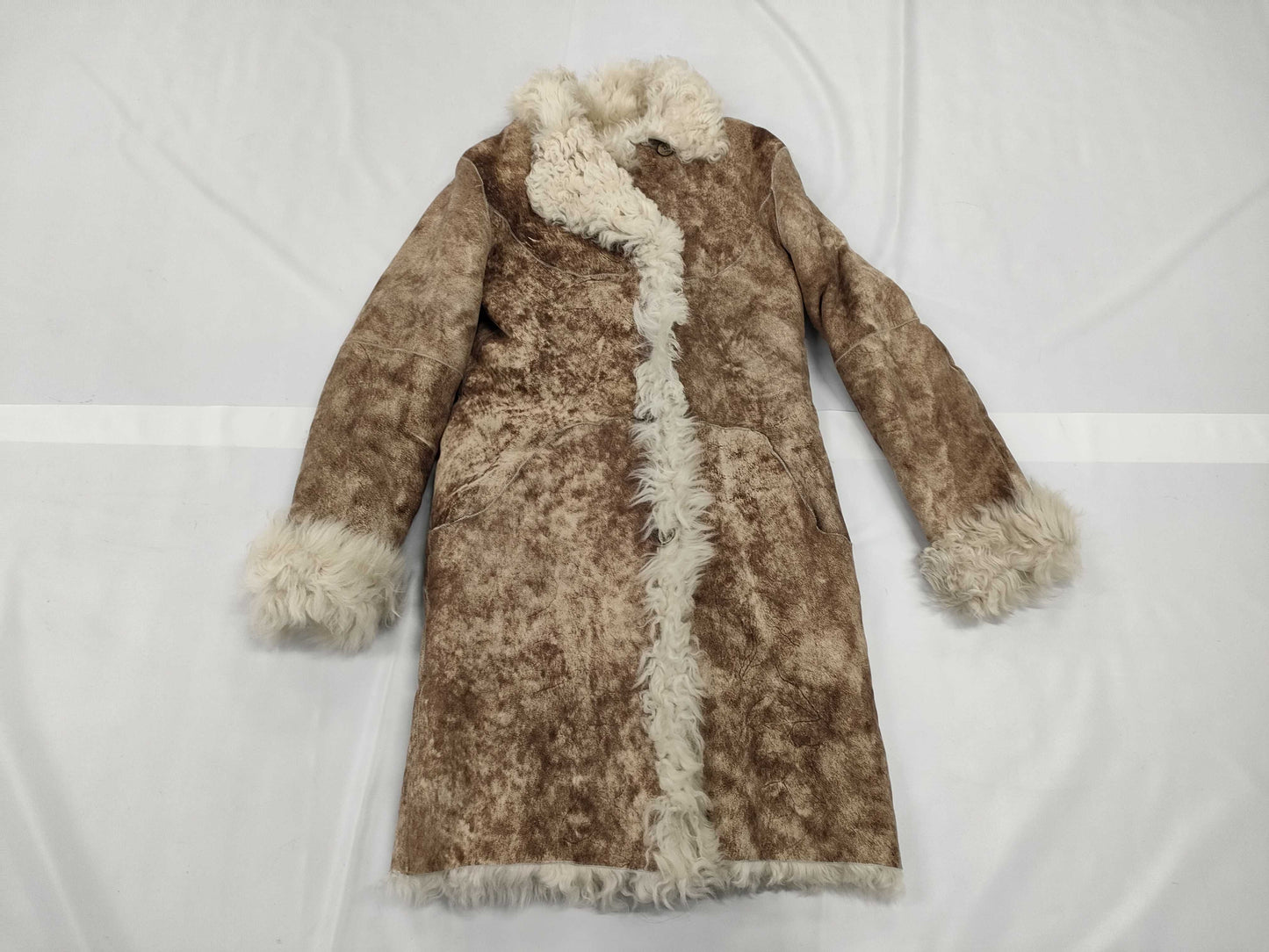 ma Sheepskin Size 1 Long Coat 1 Coat