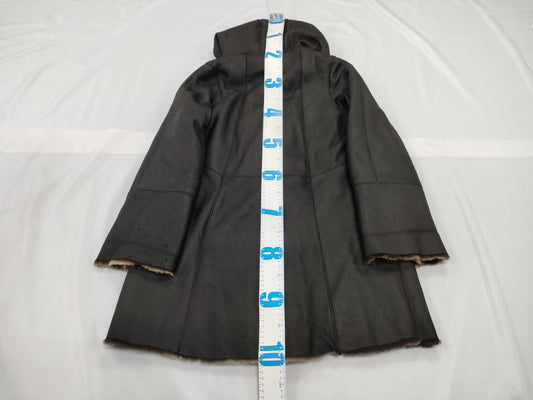 PEAU D`ANE Size 38 Sheepskin Long Coat