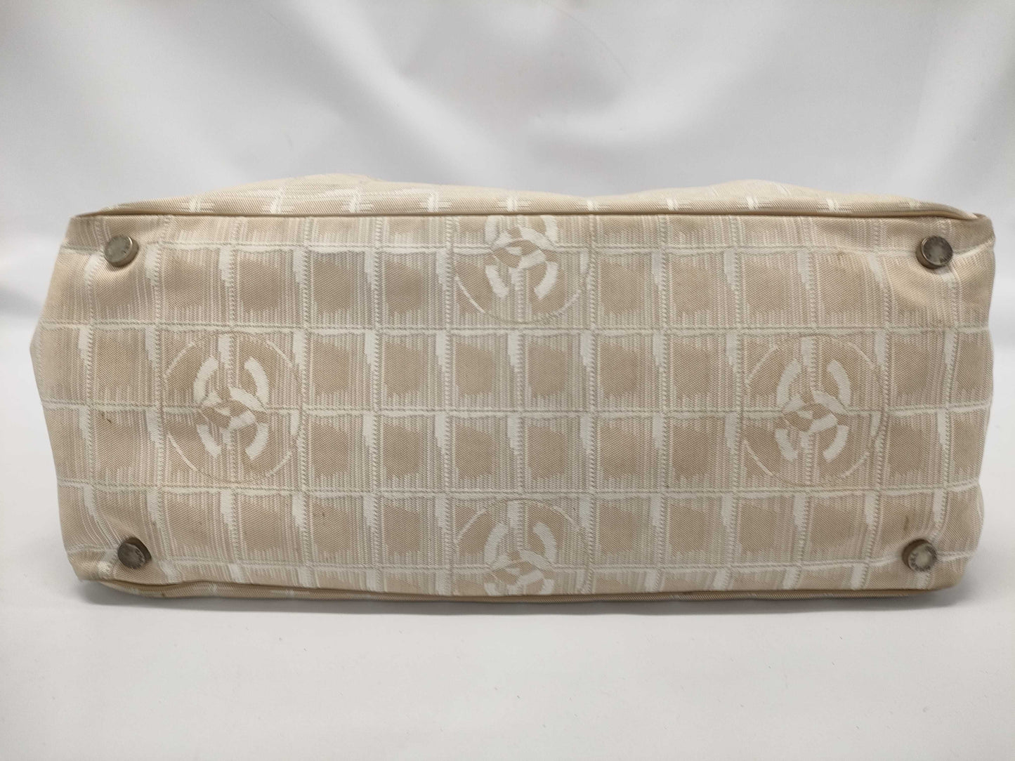 CHANEL New Travel Line Beige 7134722 Tote Bag