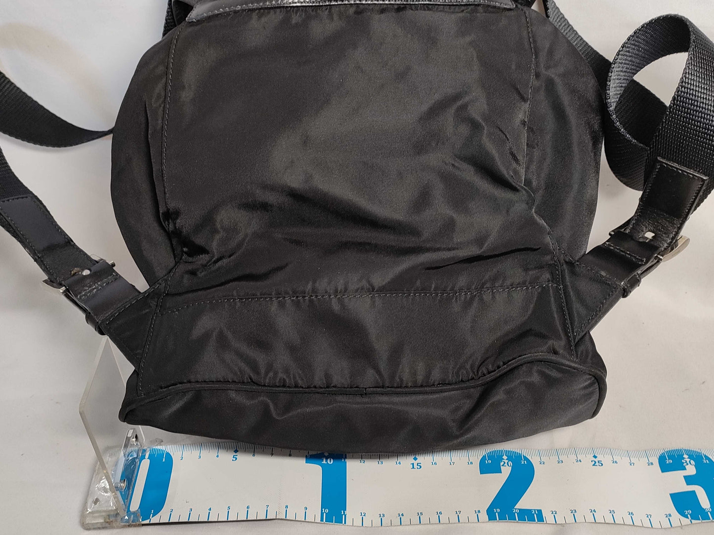 PRADA Nylon PRADA Prada Leather Triangle Logo Backpack BZ0003 Nylon Black Backpack