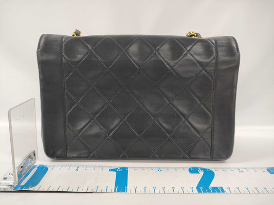 CHANEL CHANEL Matelasse Shoulder Bag Diana Black Shoulder Bag
