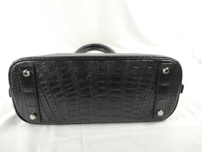 Leather Jewels JRA Tag Crocodile Bolide Style Unused Handbag