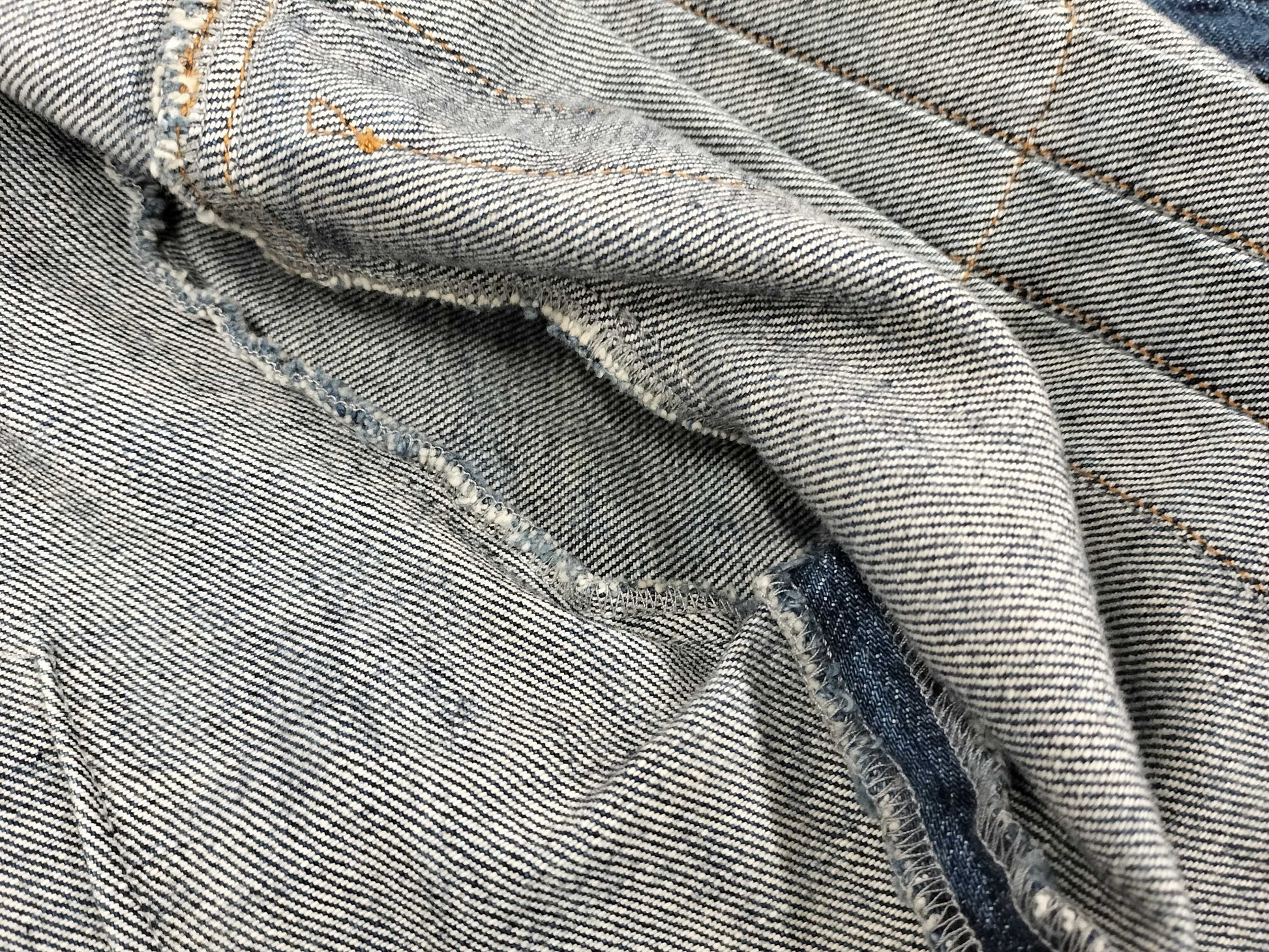 CHANEL P53 Set, Denim Jacket and Skirt, All-Over Print, Coco Mark, Camellia, Size 38, Other Apparel