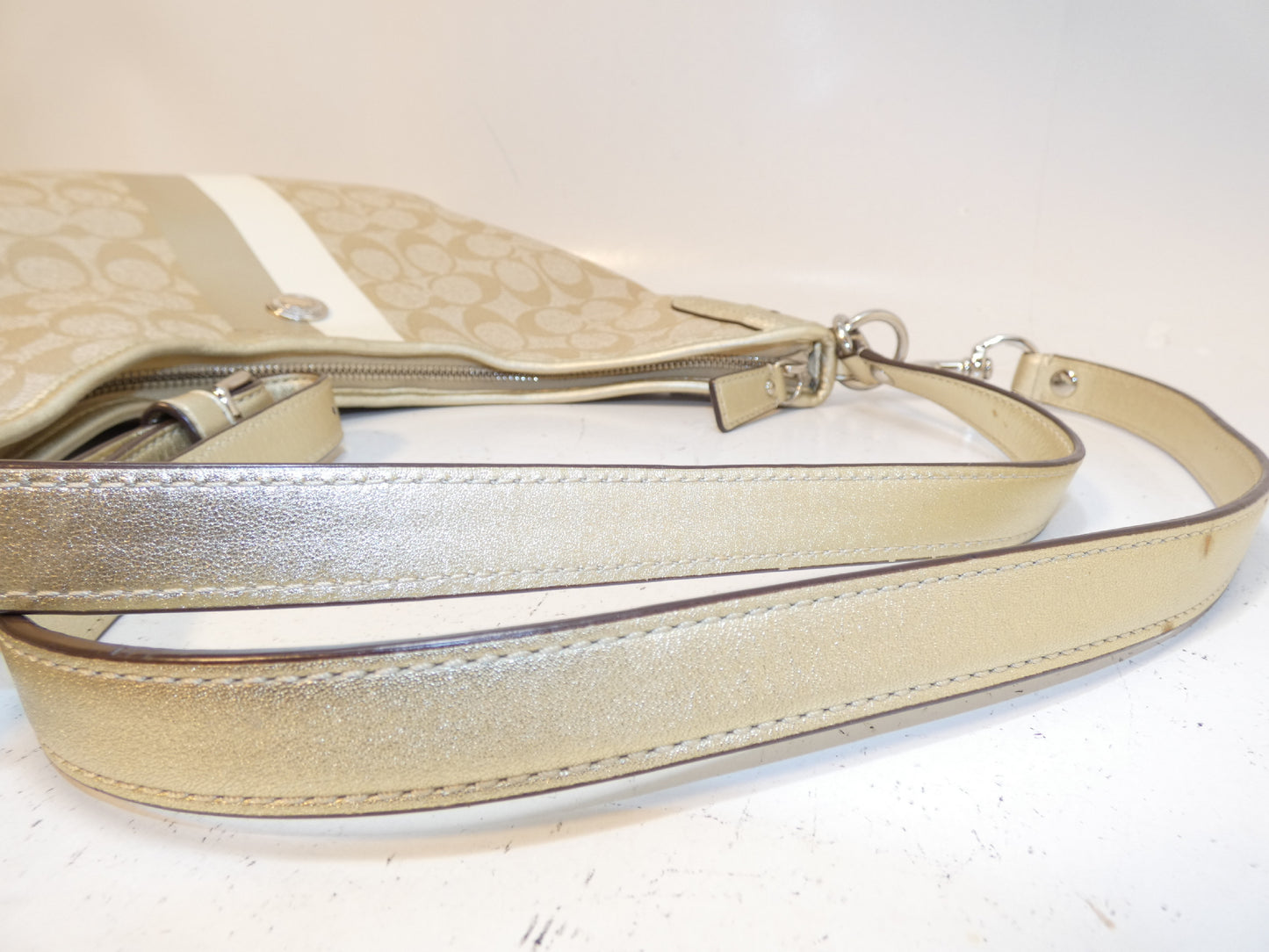 COACH 2-way Signature PVC Hand/Shoulder Bag