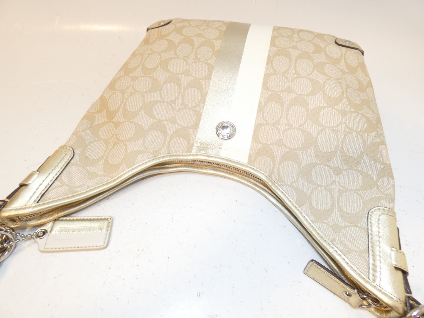 COACH 2-way Signature PVC Hand/Shoulder Bag