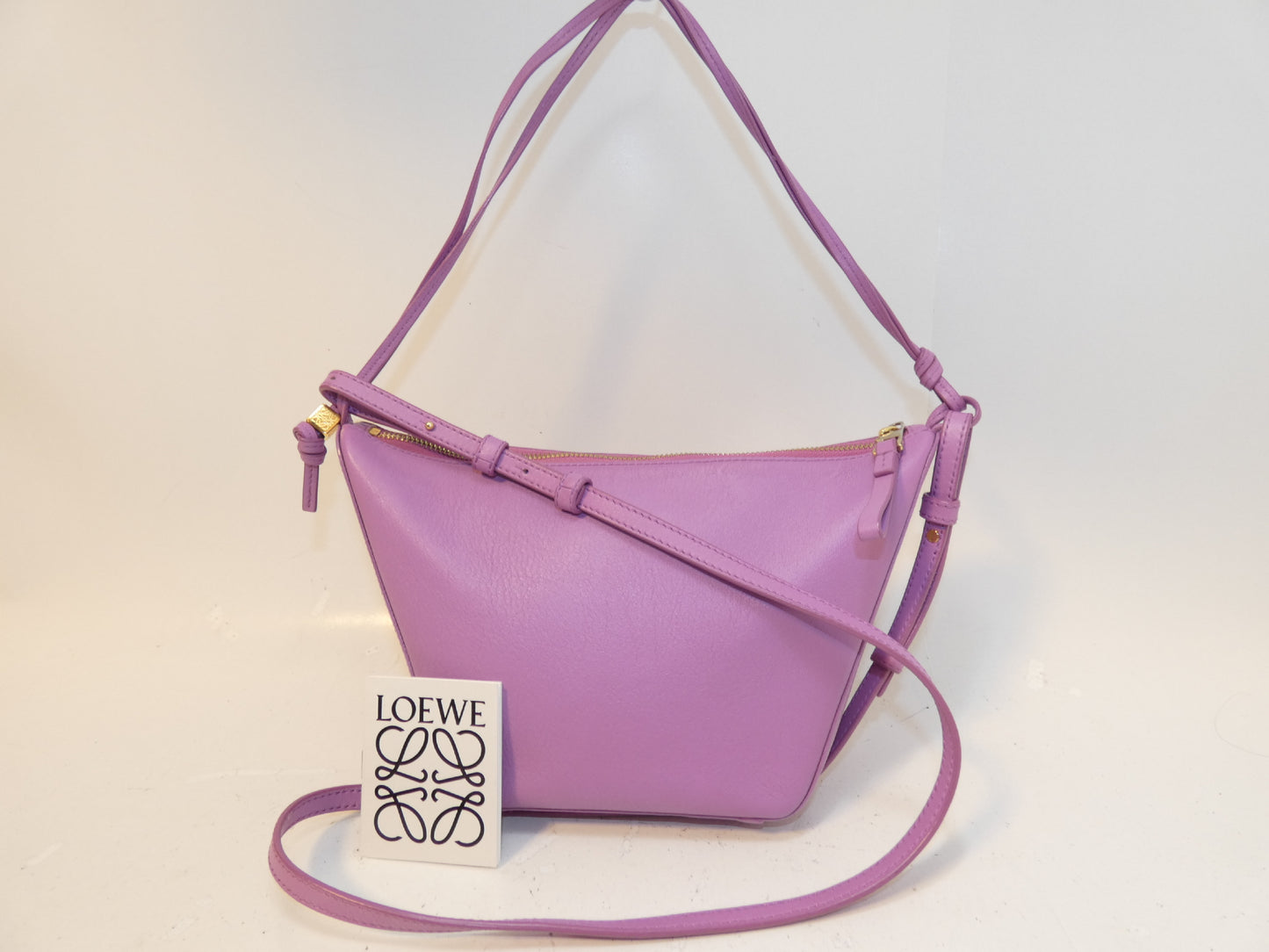 LOEWE 2-way Hammock Mini Hobo Leather Classic Calfskin Hand Shoulder Bag