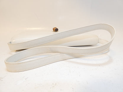 GUCCI Bamboo Turnlock Leather Shoulder Bag