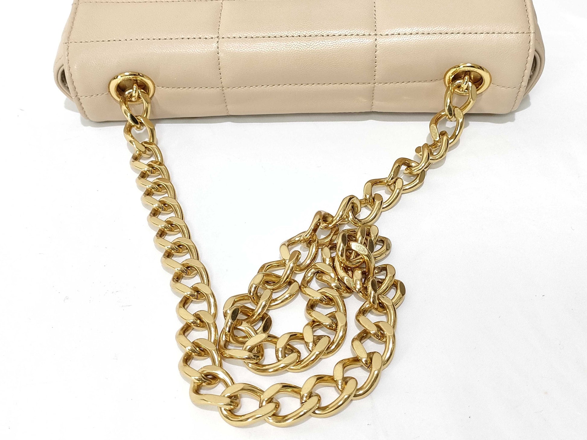 CELINE Monochrome Leather Shoulder Bag