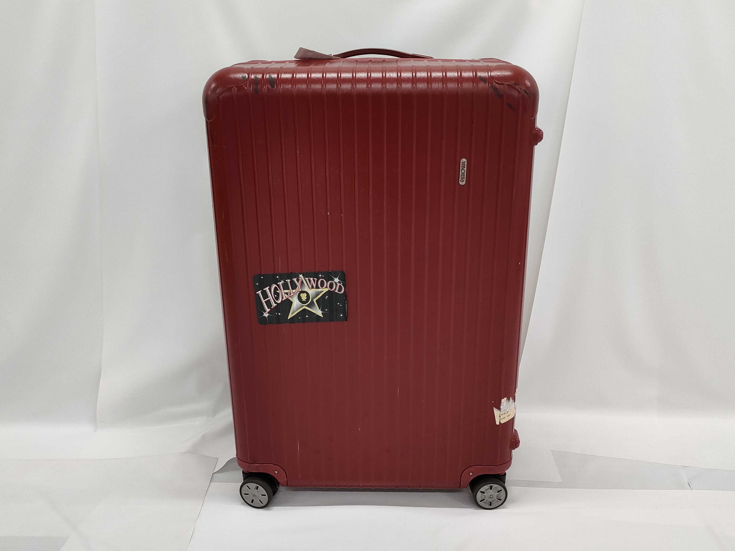 RIMOWA RIMOWA Polycarbonate Suitcase Red Carry-on Bag