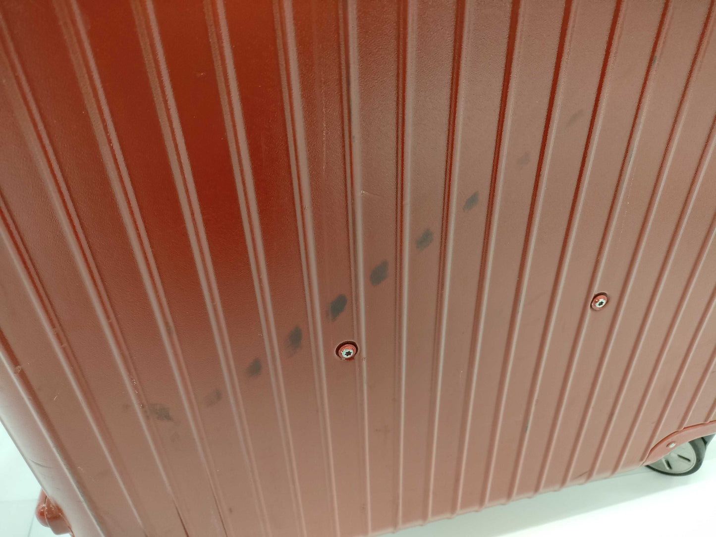 RIMOWA RIMOWA Polycarbonate Suitcase Red Carry-on Bag