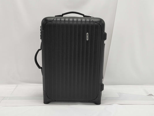 RIMOWA RIMOWA Polycarbonate Suitcase Black Carry-on Bag