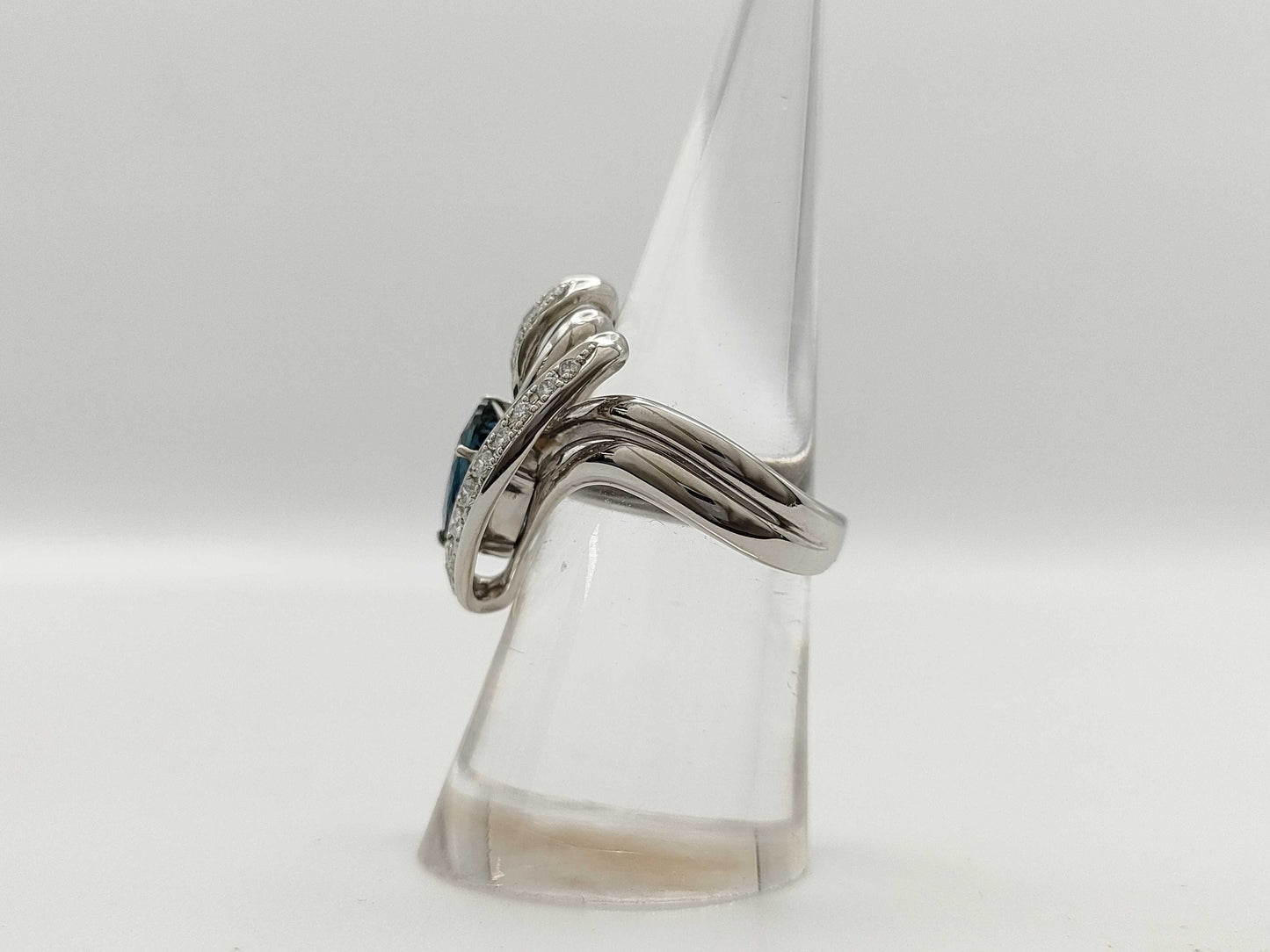 S2.14ct D0.43ct PT900 13.0g Ring 