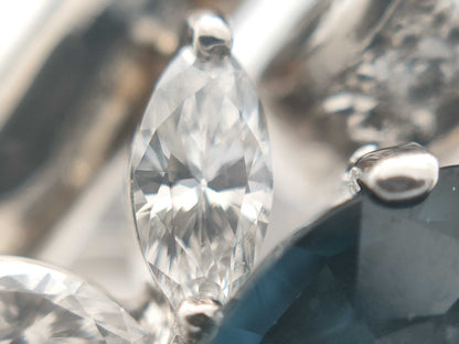 S2.14ct D0.43ct PT900 13.0g Ring 