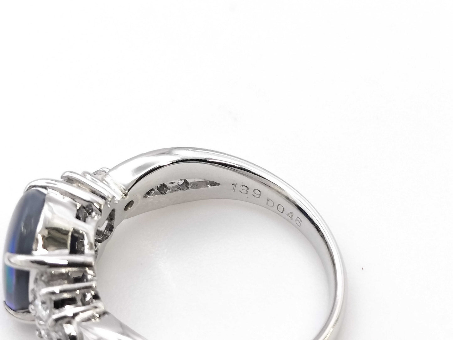 OP1.39ct D0.46ct Pt900 7.2g Ring 