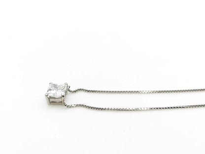D1.005ct Pt900/850 3.3g Necklace 