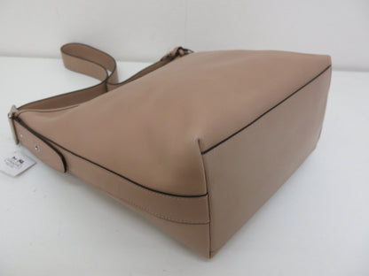 COACH Coach Leather One-Shoulder Bag Beige Shoulder Bag