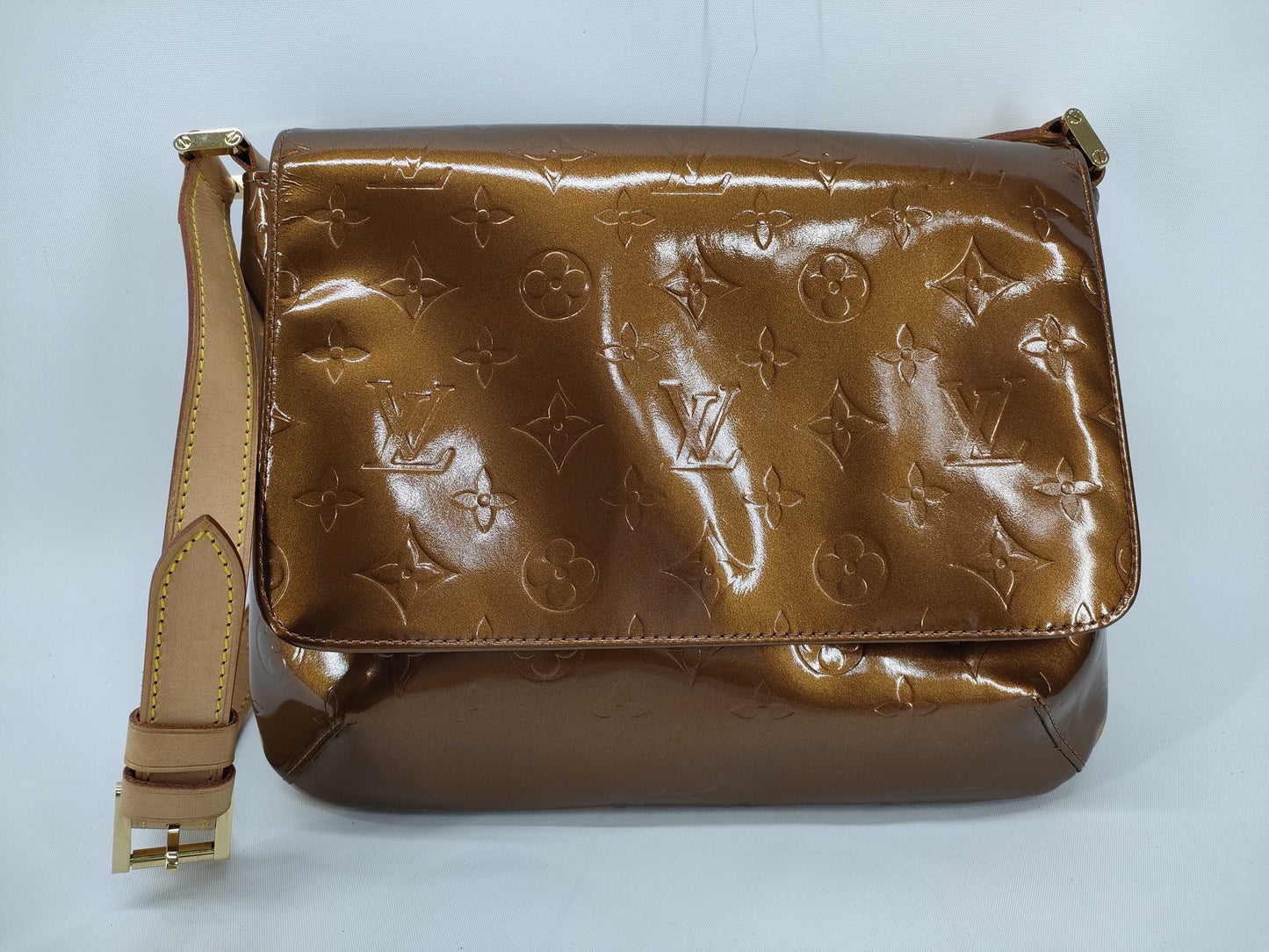 LOUIS VUITTON Vernis Monogram Shoulder Bag