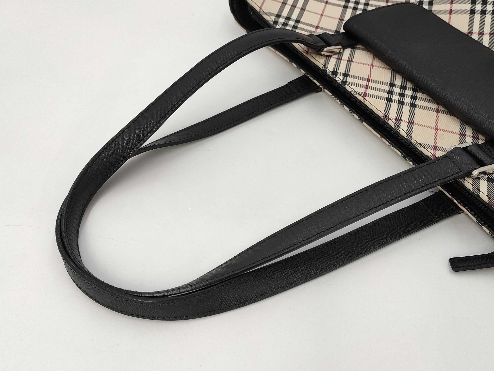 BURBERRY Nova Check Tote Bag, A4 Size Storage Tote Bag