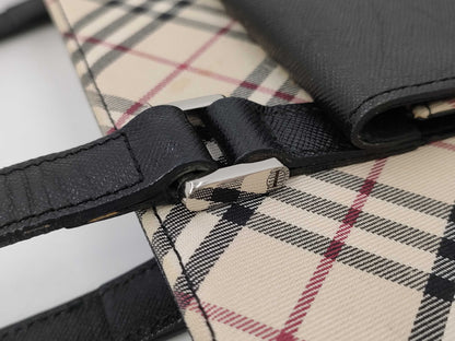 BURBERRY Nova Check Tote Bag, A4 Size Storage Tote Bag