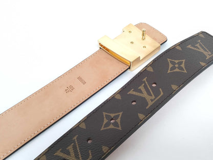 LOUIS VUITTON Monogram Louis Vuitton Belt Size 105 Belt