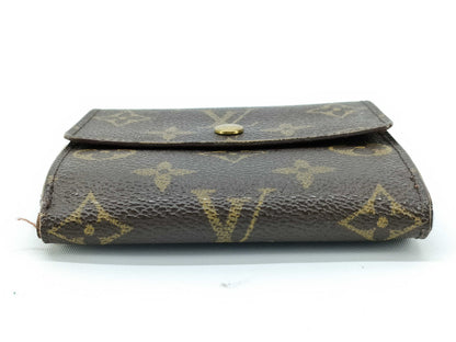 LOUIS VUITTON Monogram Louis Vuitton Monogram Double-Hook Porte Monnaie Carte Credit Tri-Fold Wallet