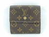 LOUIS VUITTON Monogram Louis Vuitton Monogram Double-Hook Porte Monnaie Carte Credit Tri-Fold Wallet