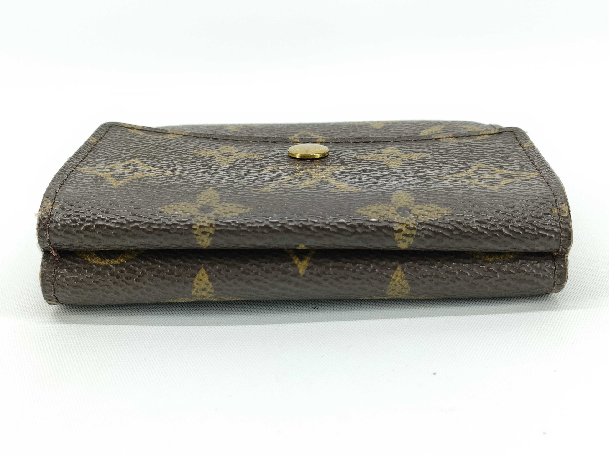 LOUIS VUITTON Monogram Louis Vuitton Monogram Double-Hook Porte Monnaie Carte Credit Tri-Fold Wallet