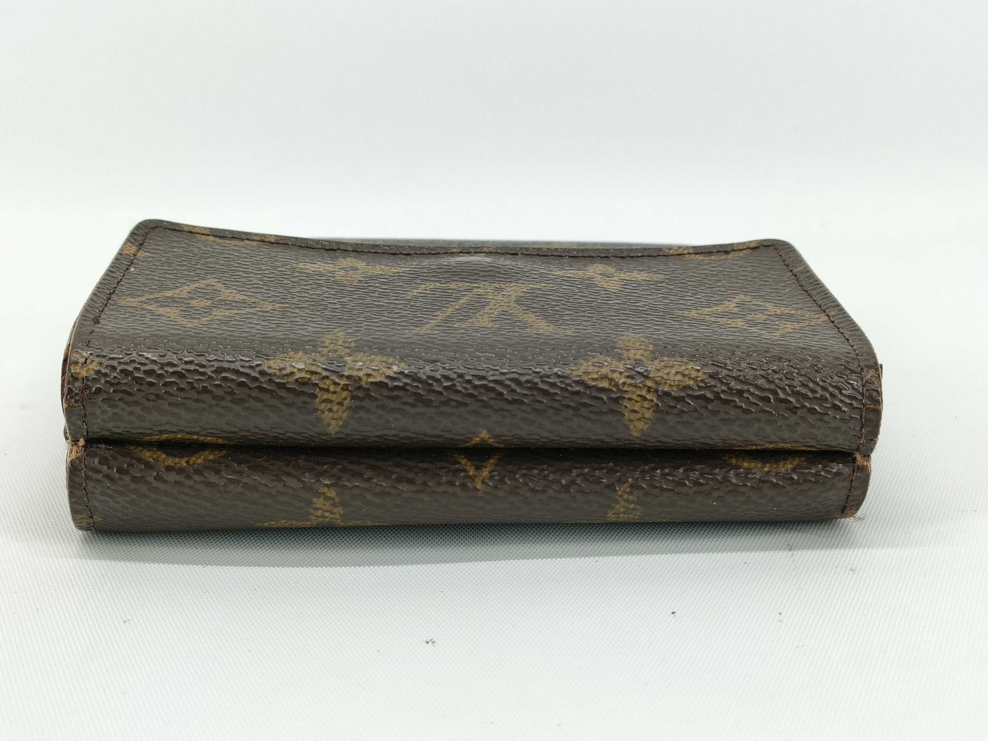 LOUIS VUITTON Monogram W-hook Porte Monnaie Carte Credit folding wallet