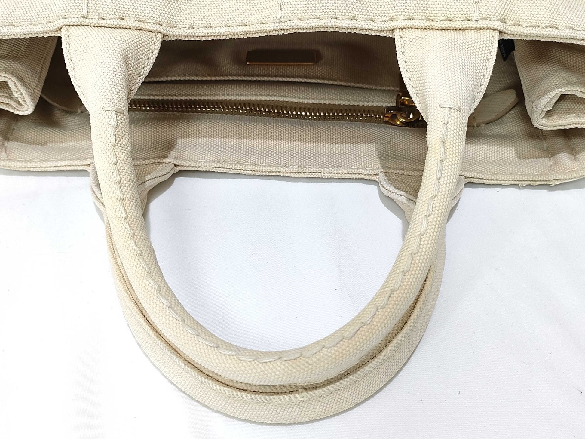 PRADA Canapa Mini Handbag, 2-way, with ST