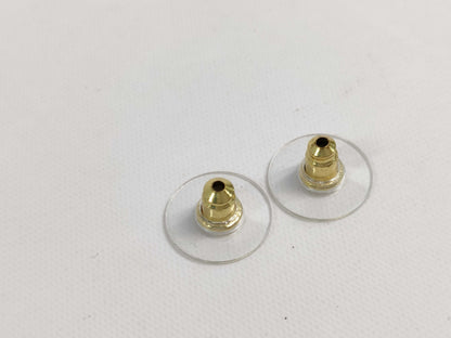 CHANEL CC Mark Rhinestone Heart Earrings, Gold Plated, B23P