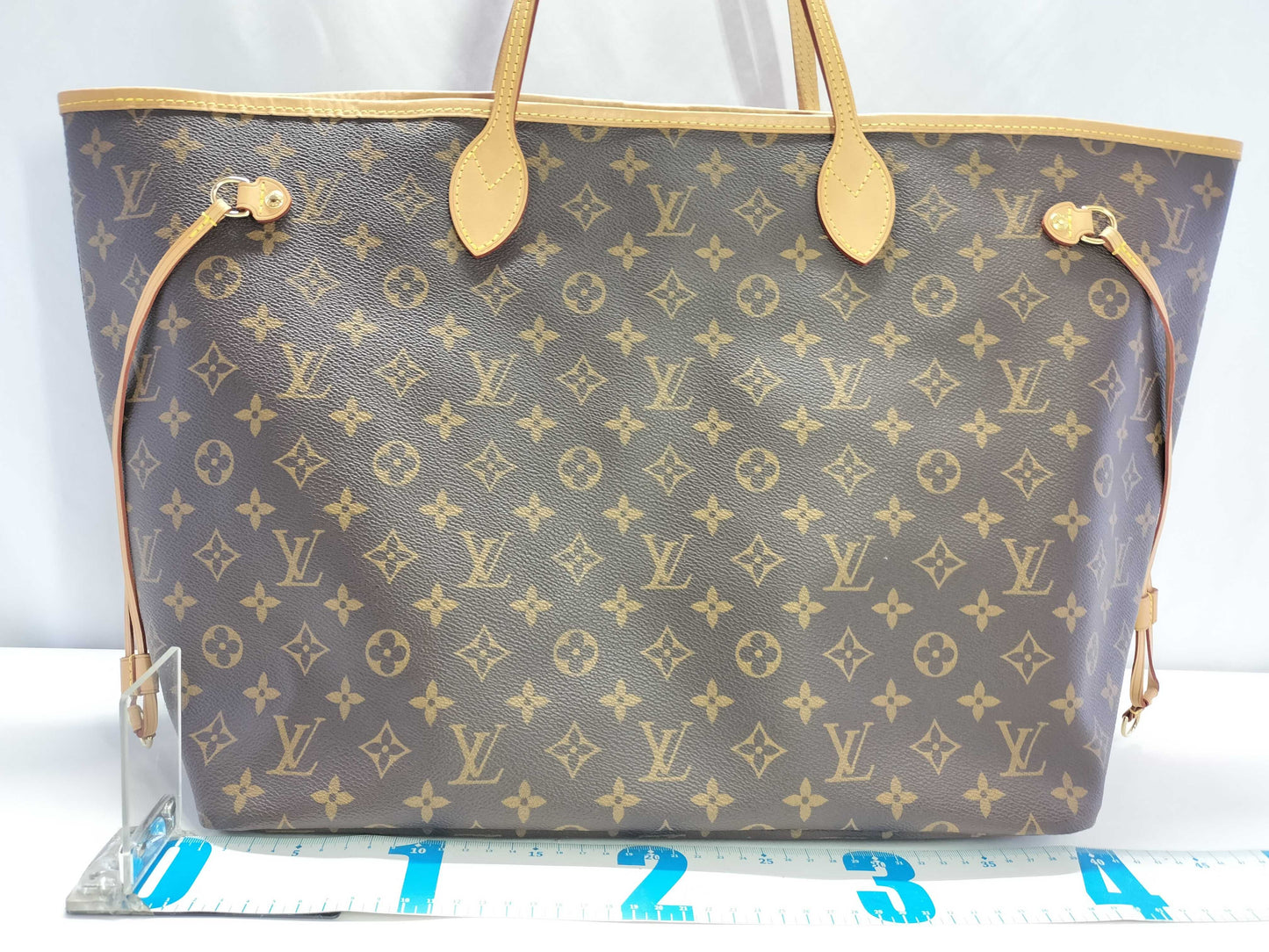 LOUIS VUITTON Monogram Neverfull GM Tote Bag with Pouch M40157