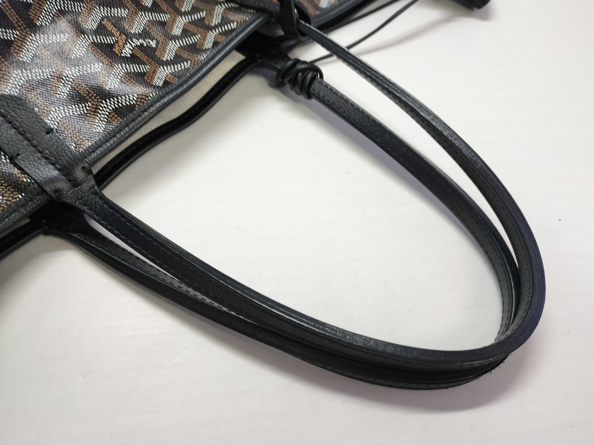 GOYARD Saint Louis Tote Bag with Pouch, Black