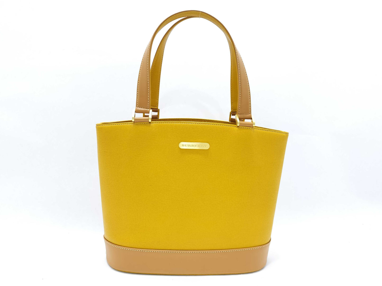 BURBERRY Yellow Handbag