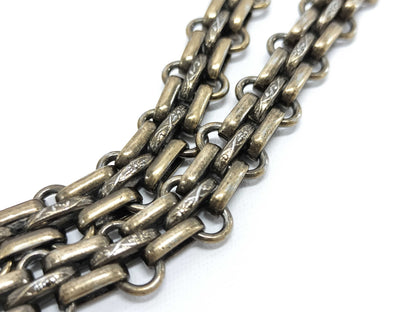 CHANEL Enamel Chain Shoulder Bag with Turn Lock, Red