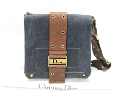 Dior Christian Dior Shoulder Bag Denim Street Chic Shoulder Bag