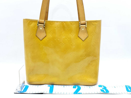 LOUIS VUITTON Vernis Houston Tassili Yellow M91004 Tote Bag